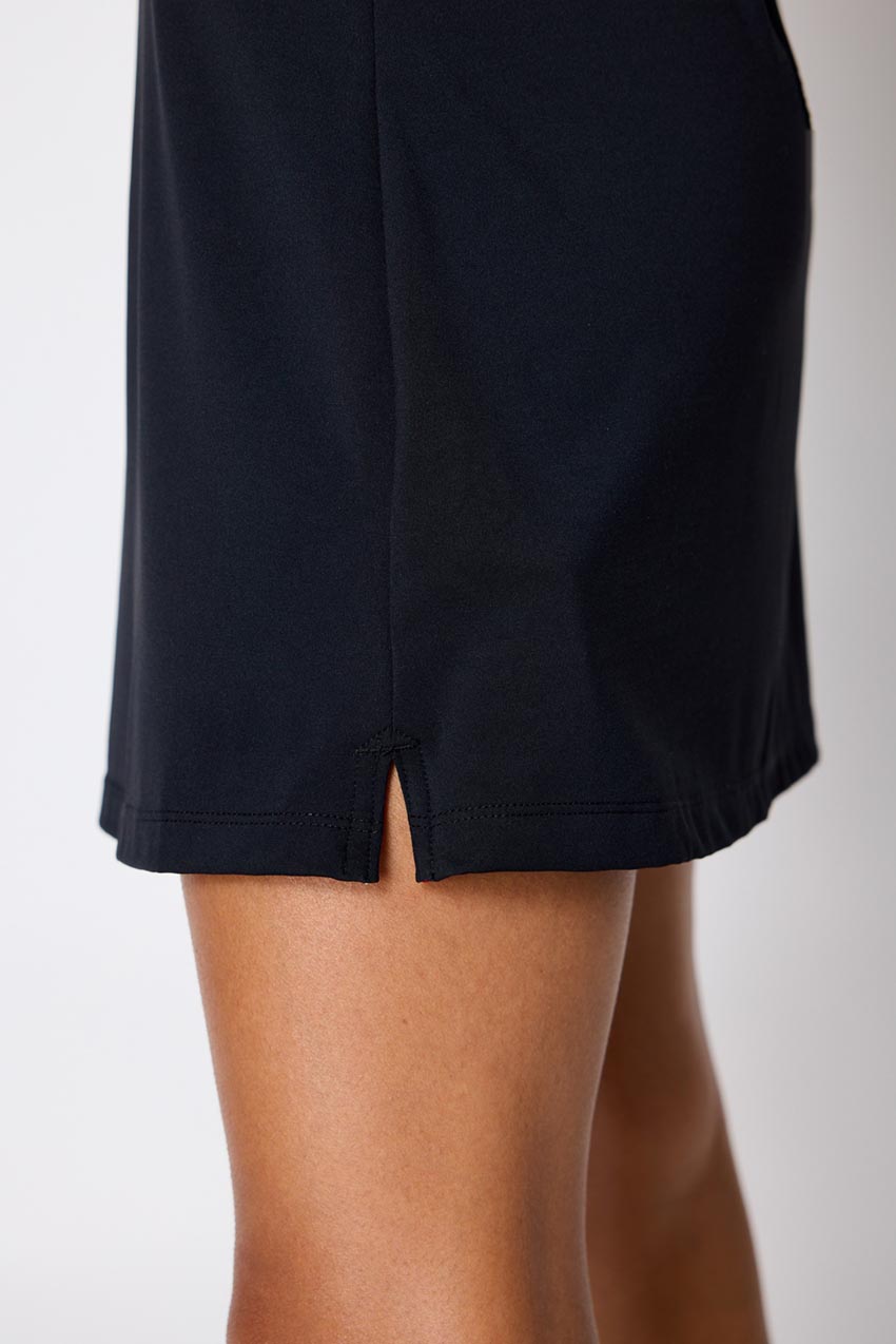 Vital Recycled Nylon Polo Collar Racerback Dress with Bra Liner