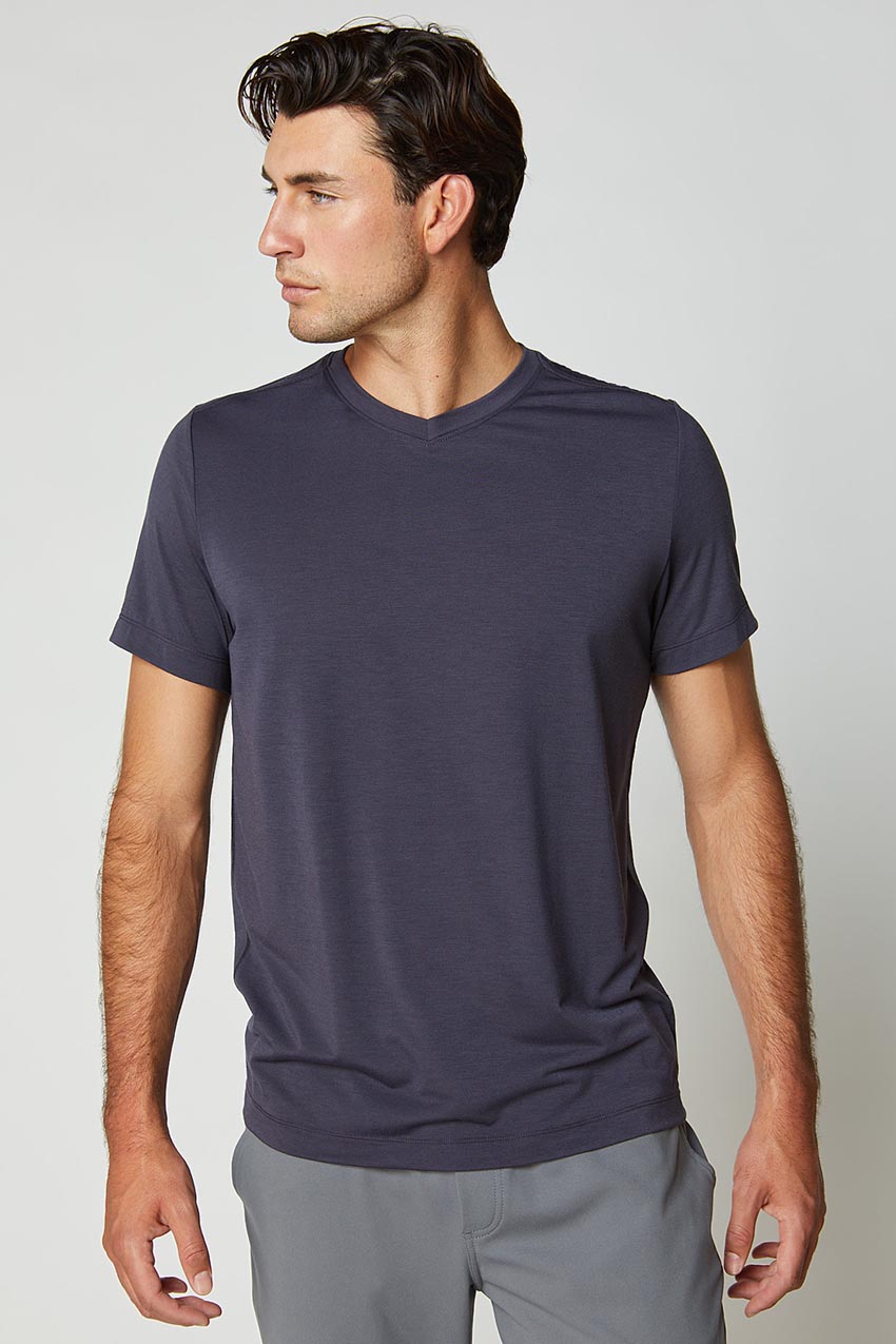 Dynamic Recycled Polyester Stink-Free V-Neck Tee - Sale