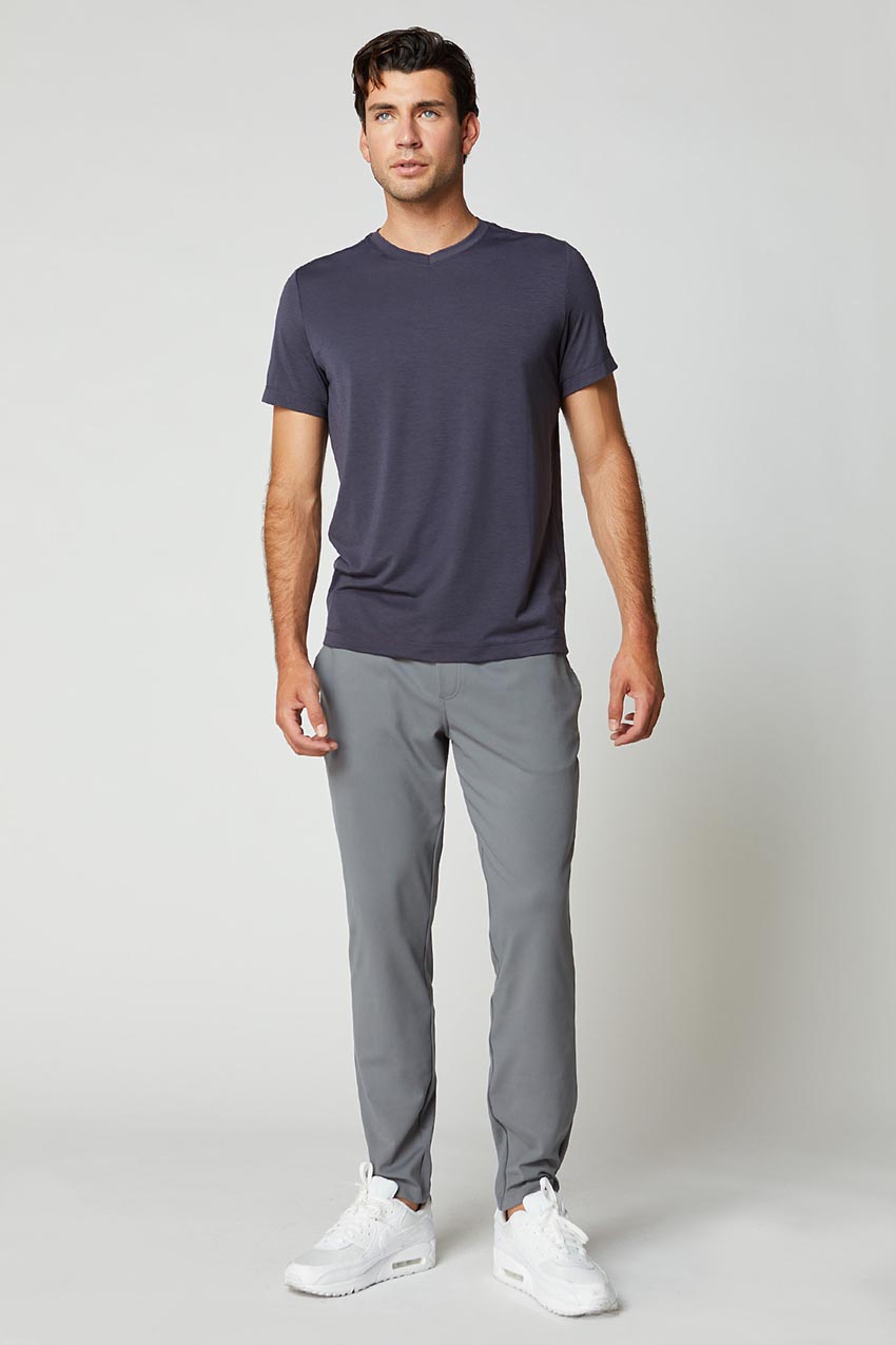 Dynamic Recycled Polyester Stink-Free V-Neck Tee - Sale