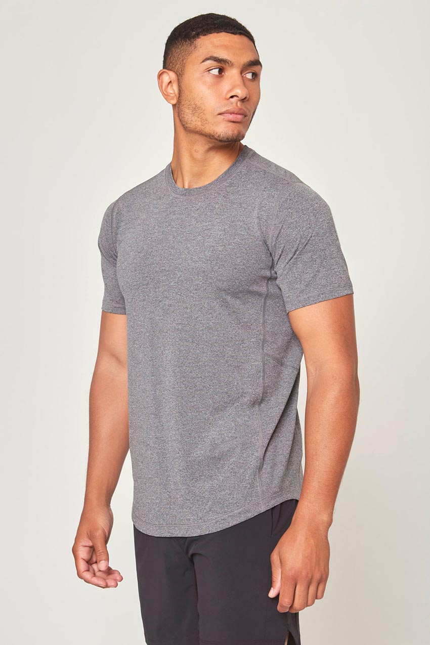 Conquer Crew Neck Short Sleeve Tech Shirt - Sale