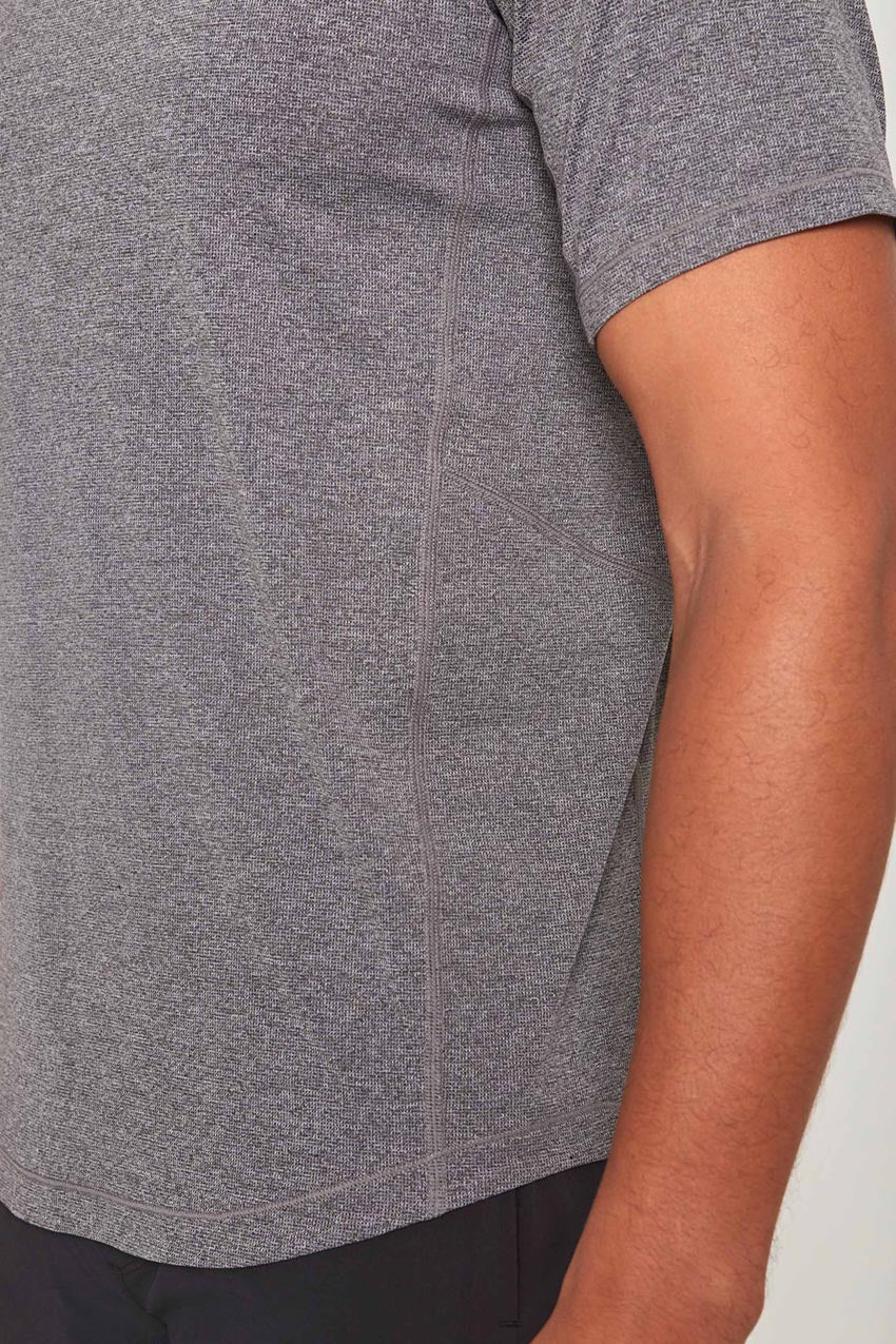 Conquer Crew Neck Short Sleeve Tech Shirt - Sale