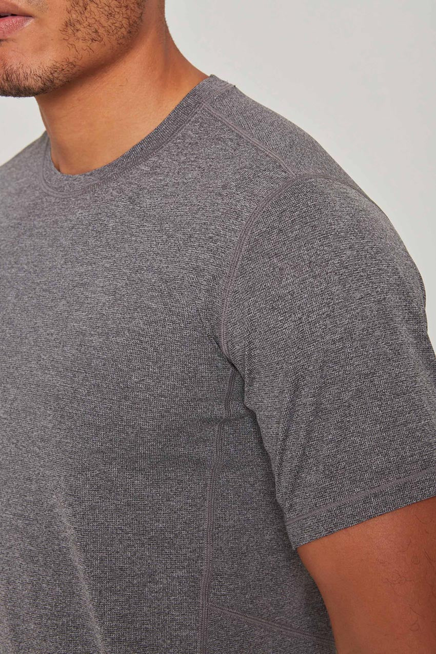 Conquer Crew Neck Short Sleeve Tech Shirt - Sale