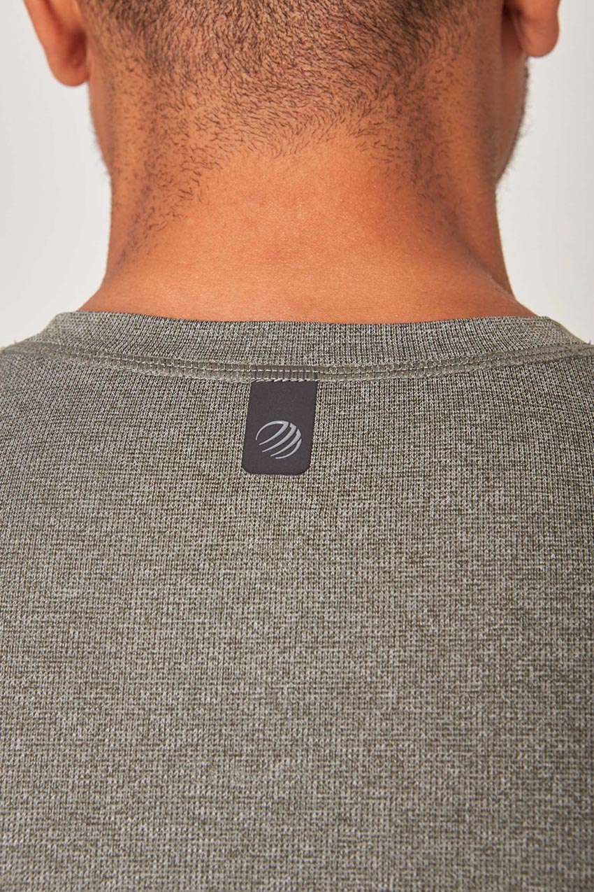 Conquer Crew Neck Short Sleeve Tech Shirt - Sale