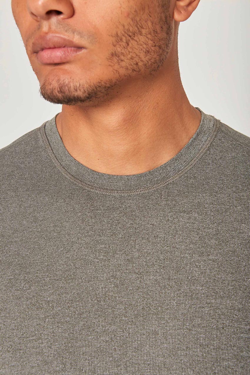 Conquer Crew Neck Short Sleeve Tech Shirt - Sale