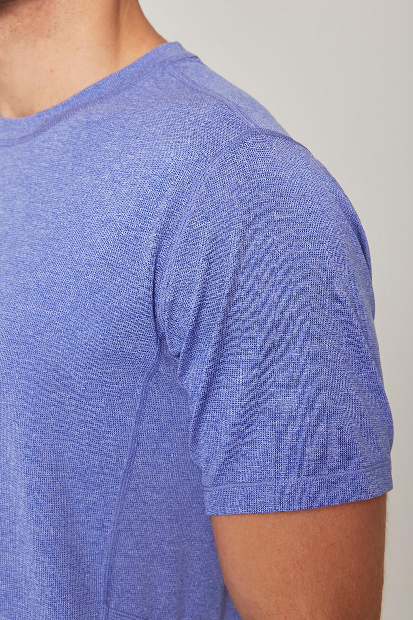 Conquer Crew Neck Short Sleeve Tech Shirt - Sale