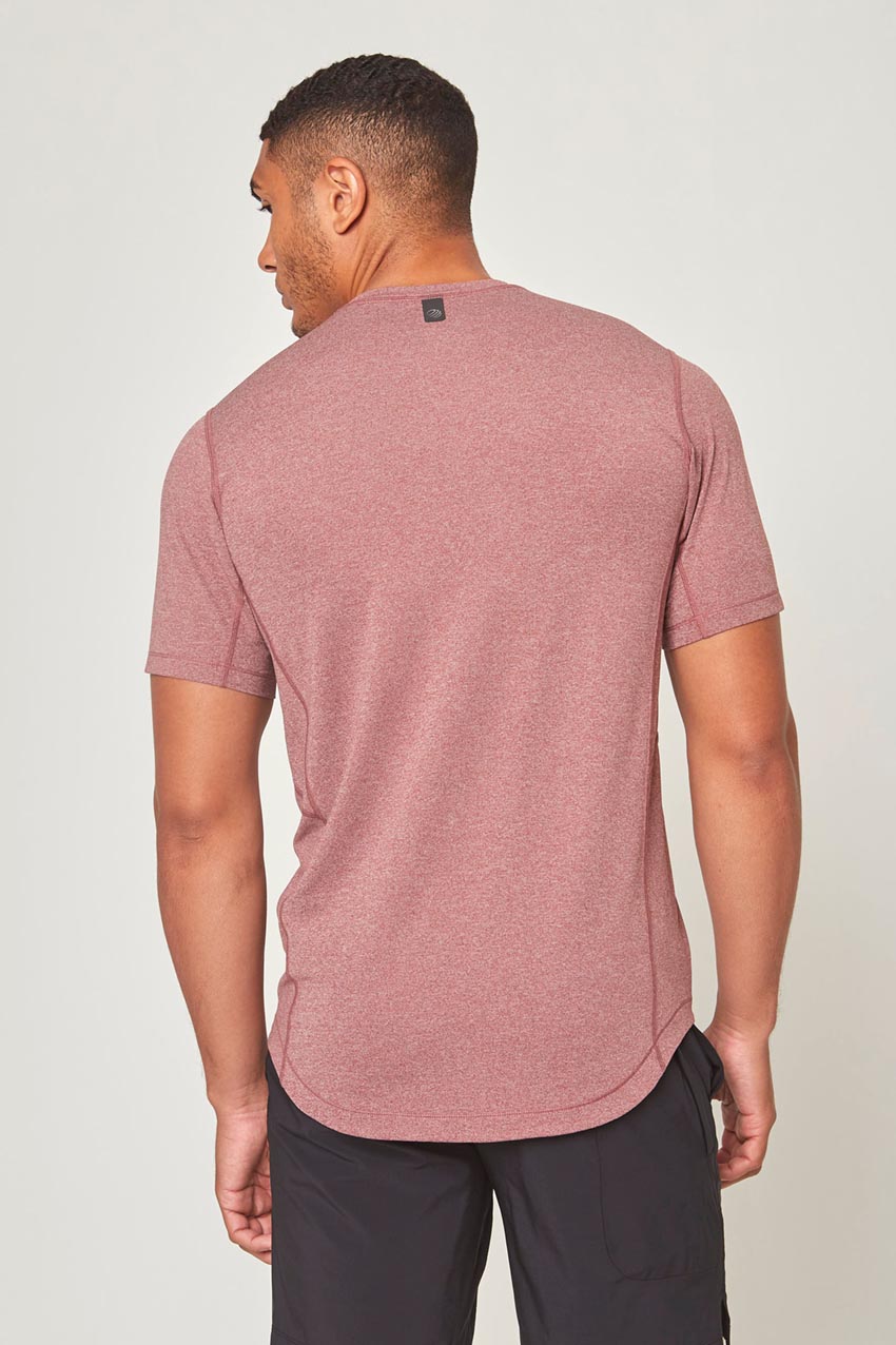 Conquer Crew Neck Short Sleeve Tech Shirt - Sale