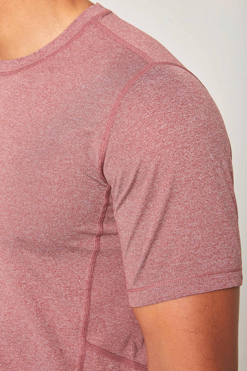 Conquer Crew Neck Short Sleeve Tech Shirt - Sale