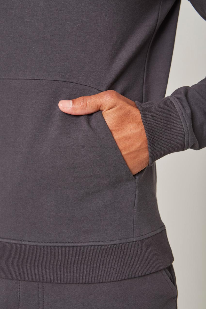 Unwind Crew Neck Pullover with Front Pocket