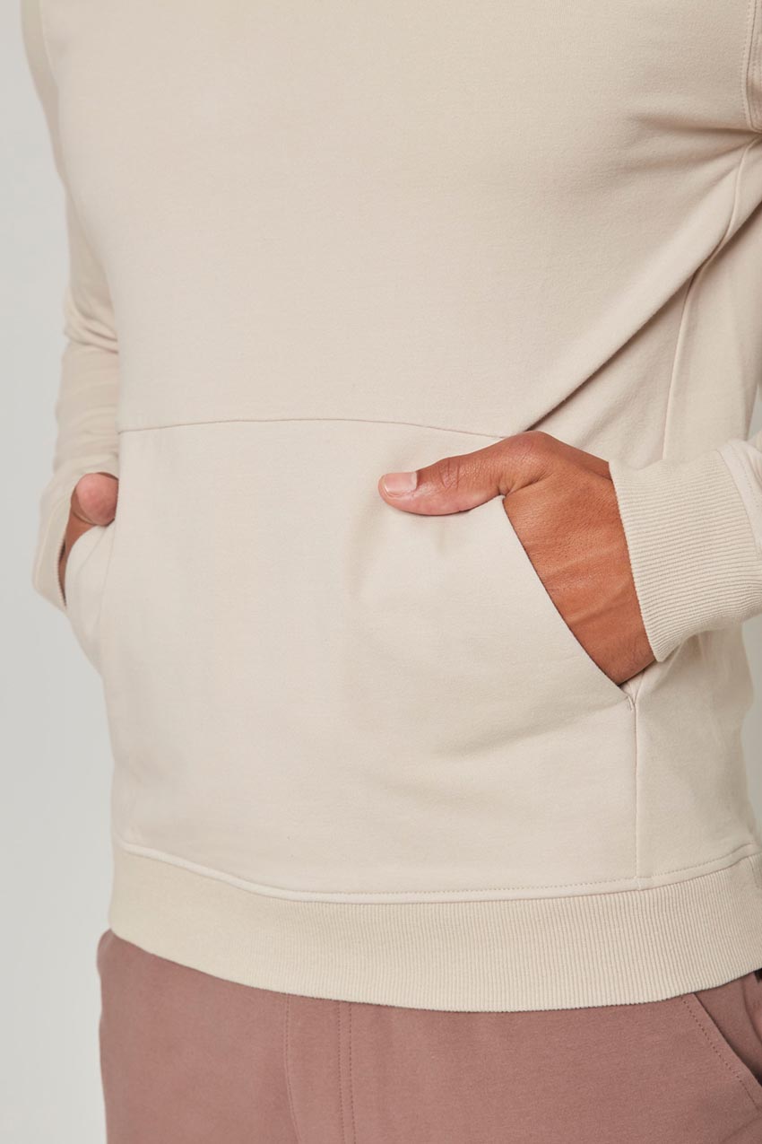Unwind Crew Neck Pullover with Front Pocket