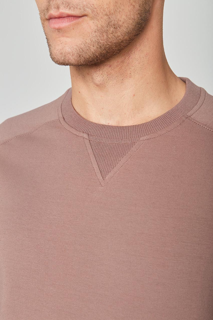 Unwind Crew Neck Pullover with Front Pocket