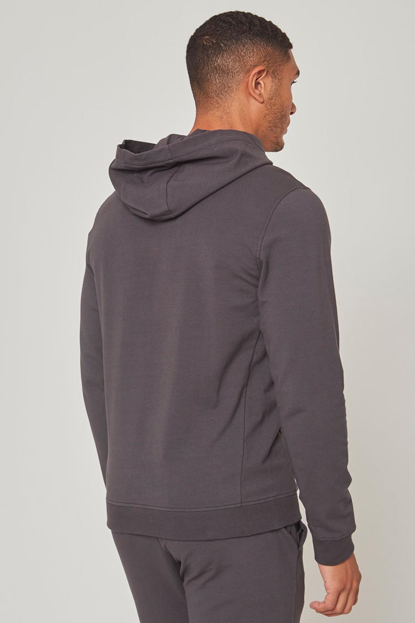 Unwind Hoodie with Snap Placket