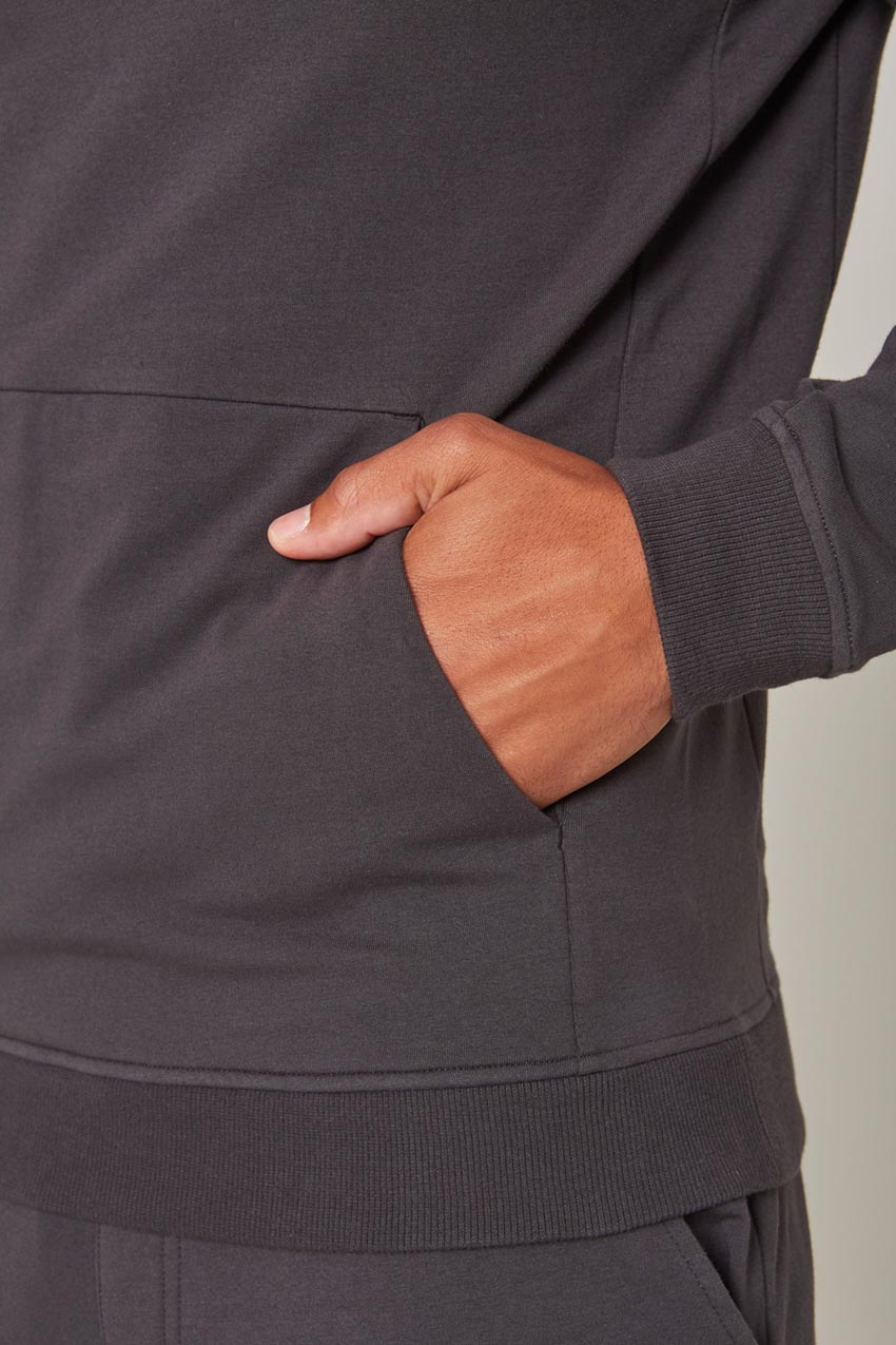 Unwind Hoodie with Snap Placket