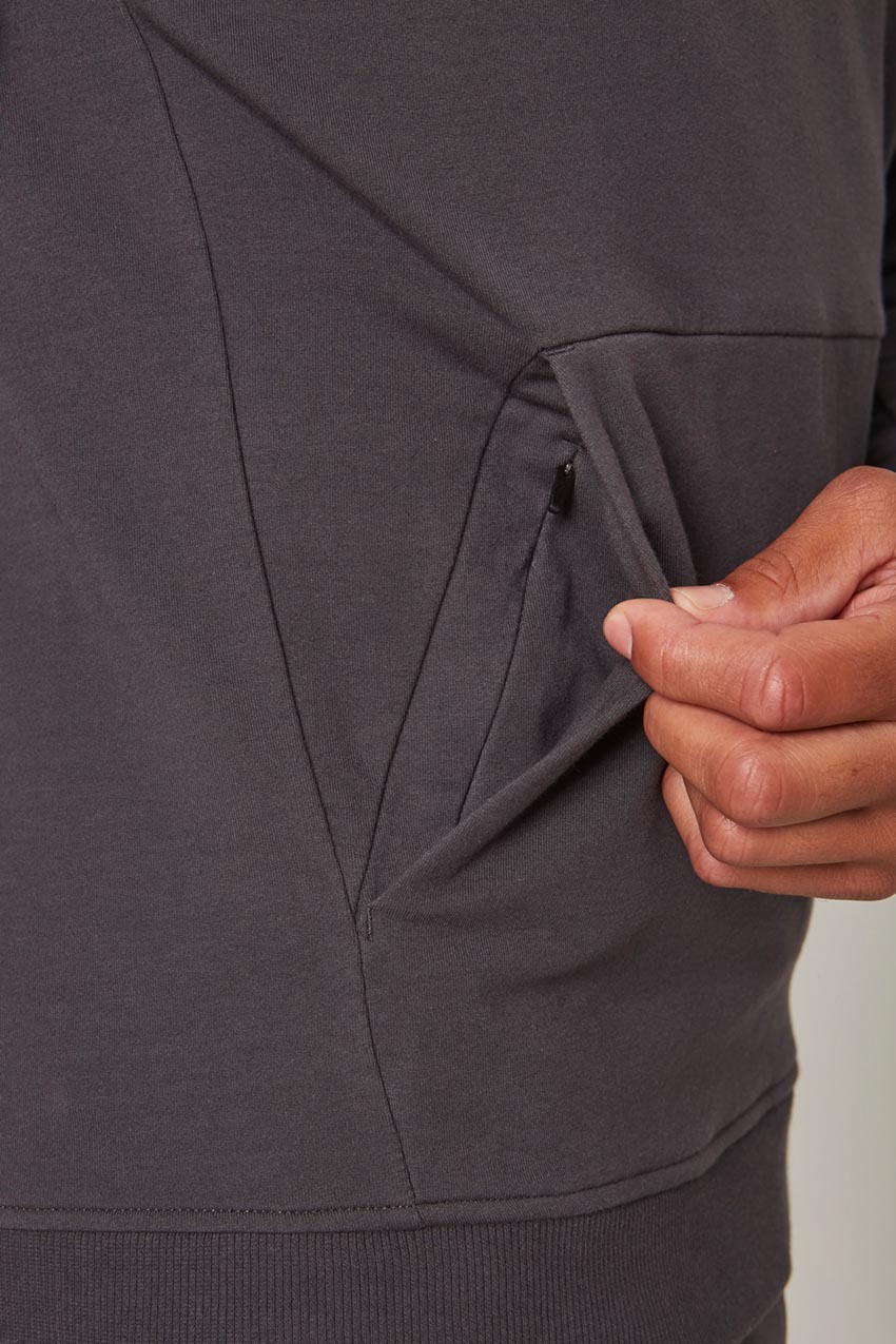 Unwind Hoodie with Snap Placket