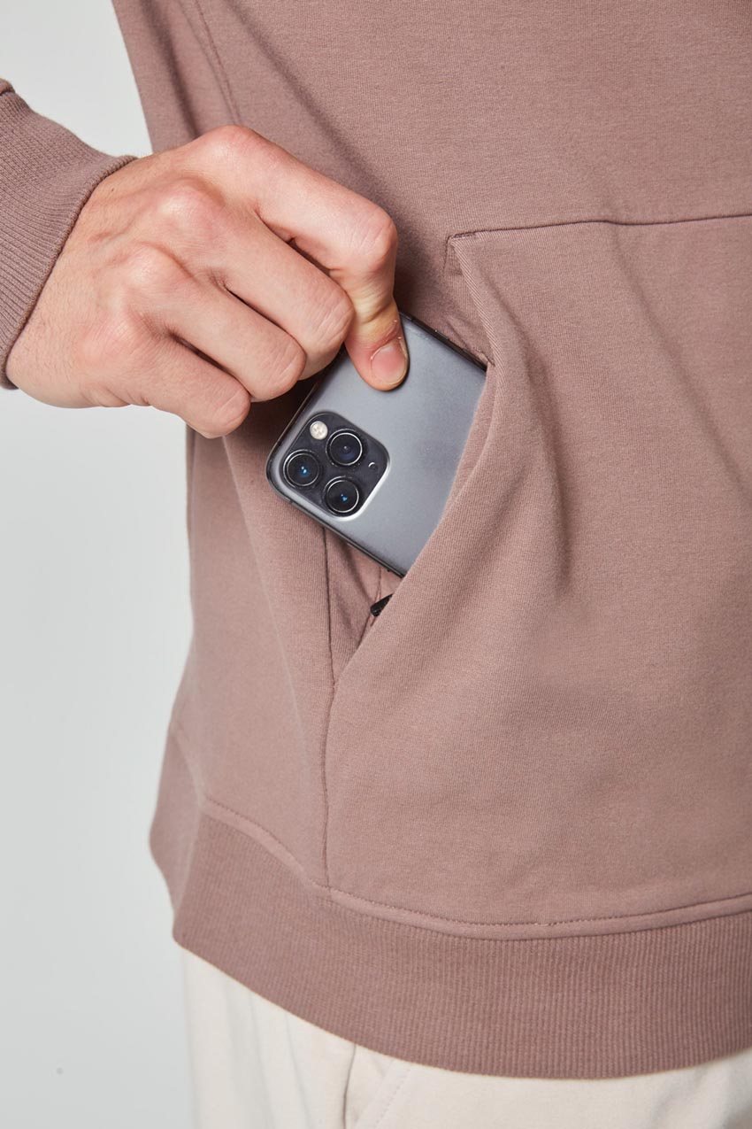 Unwind Hoodie with Snap Placket