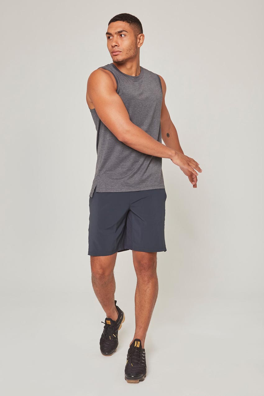 Dynamic Recycled Polyester Stink-Free Tank Top with Slits - Sale