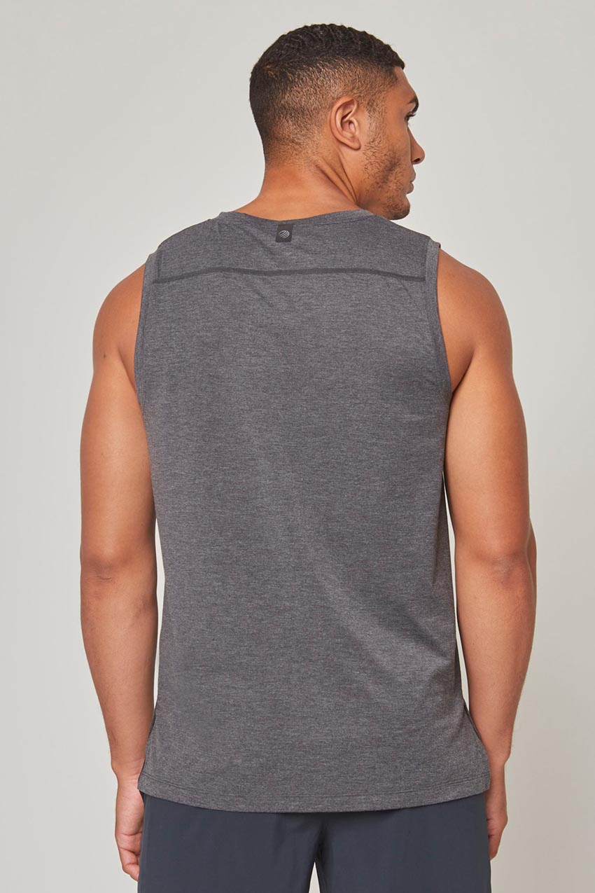 Dynamic Recycled Polyester Stink-Free Tank Top with Slits - Sale