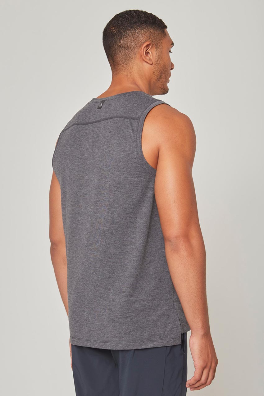 Dynamic Recycled Polyester Stink-Free Tank Top with Slits - Sale