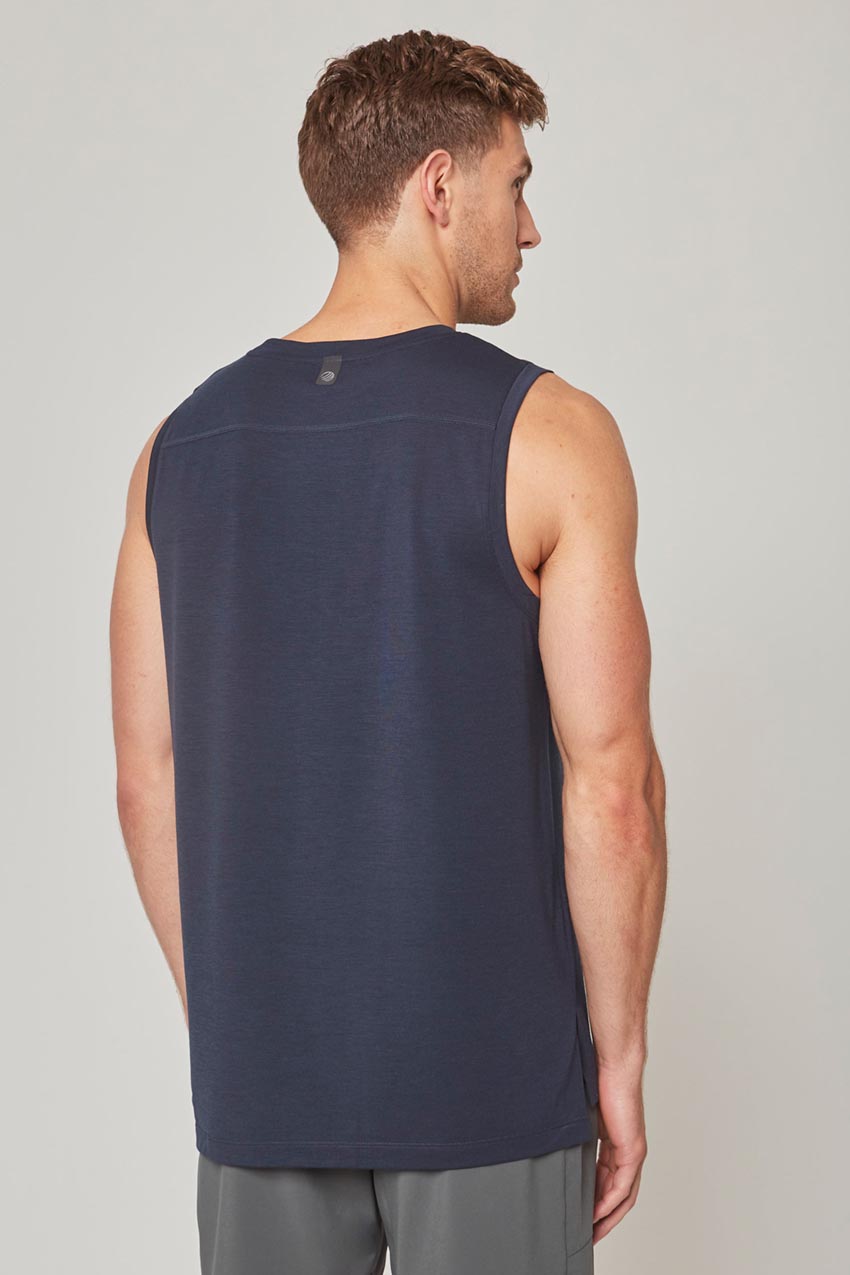 Dynamic Recycled Polyester Stink-Free Tank Top with Slits - Sale