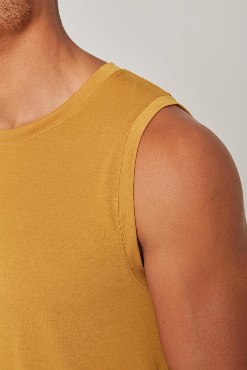 Dynamic Recycled Polyester Stink-Free Tank Top with Slits - Sale