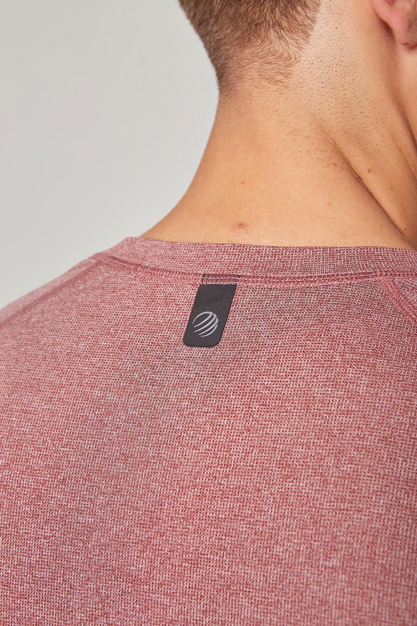 Conquer Crew Neck Long Sleeve Tech Shirt