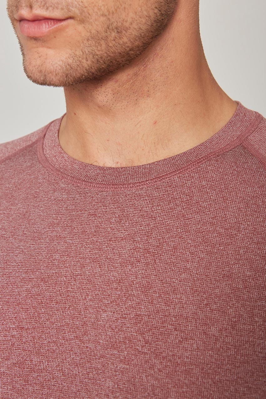 Conquer Crew Neck Long Sleeve Tech Shirt - Sale