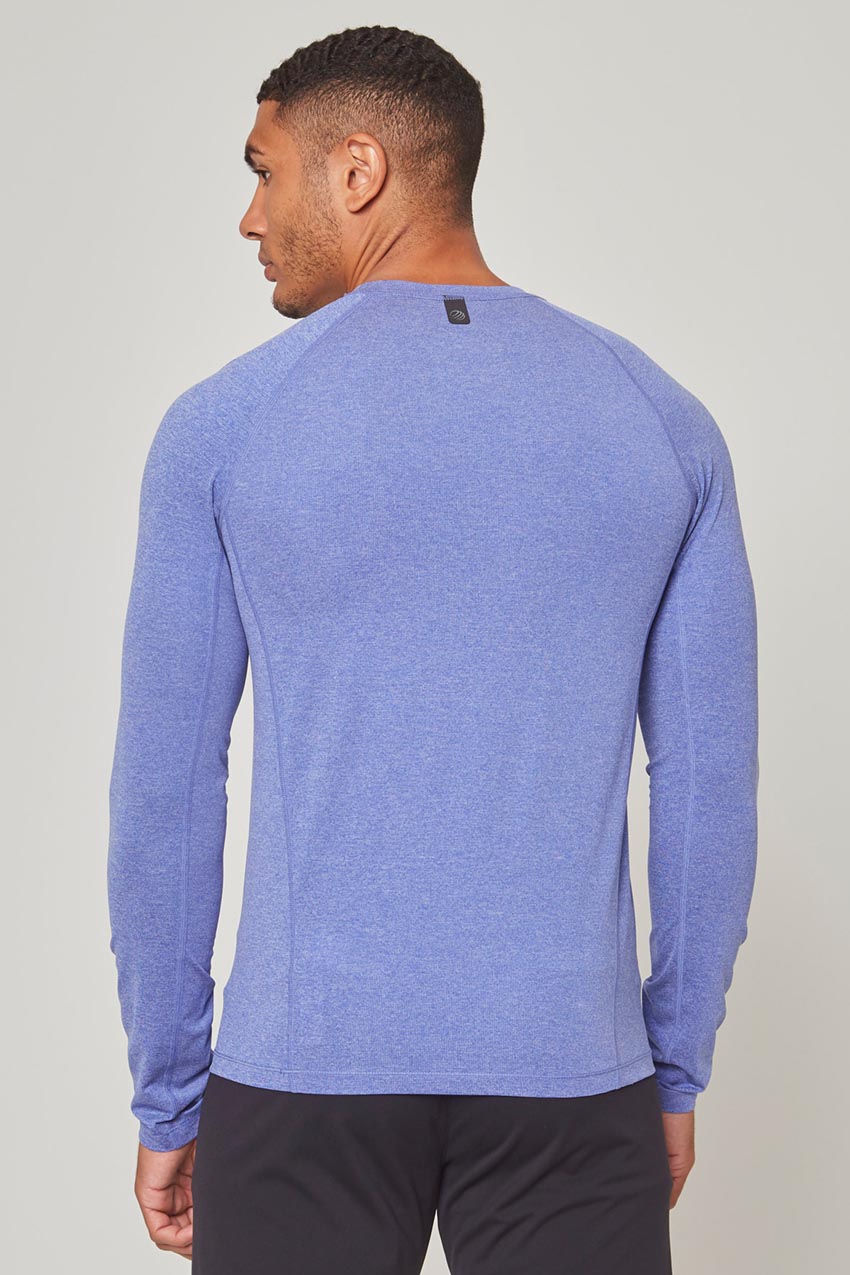 Conquer Crew Neck Long Sleeve Tech Shirt