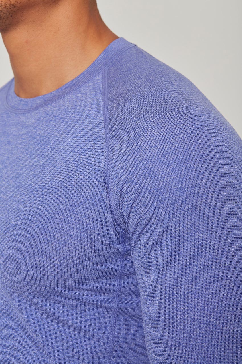 Conquer Crew Neck Long Sleeve Tech Shirt