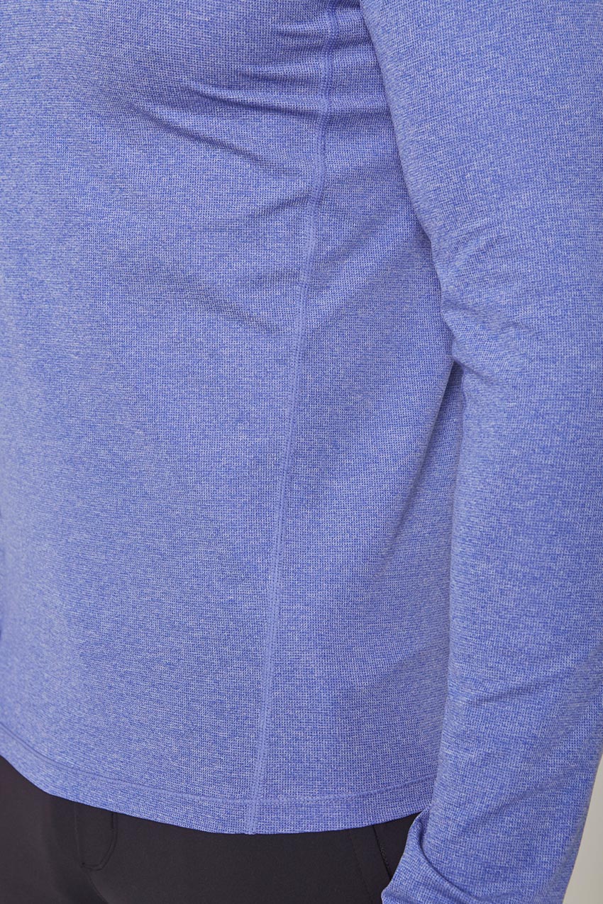 Conquer Crew Neck Long Sleeve Tech Shirt