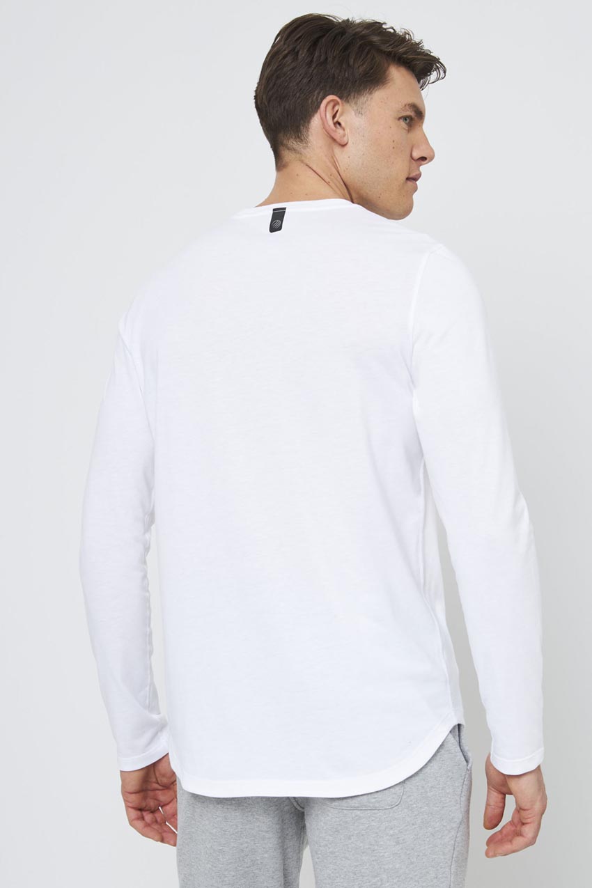 Achieve Long Sleeve with Curved Hem