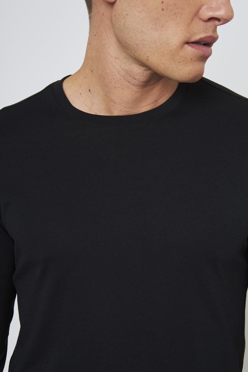 Achieve Long Sleeve with Curved Hem