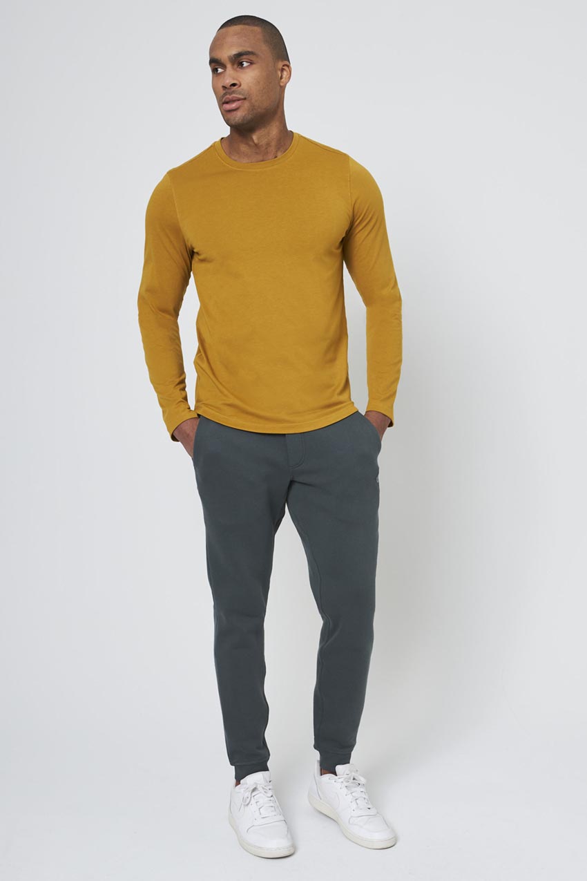 Achieve Long Sleeve with Curved Hem