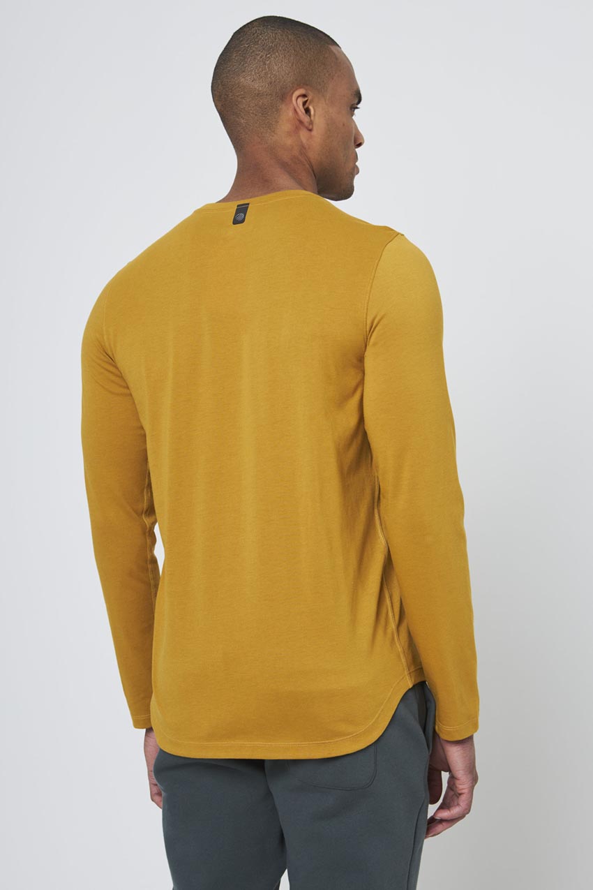 Achieve Long Sleeve with Curved Hem