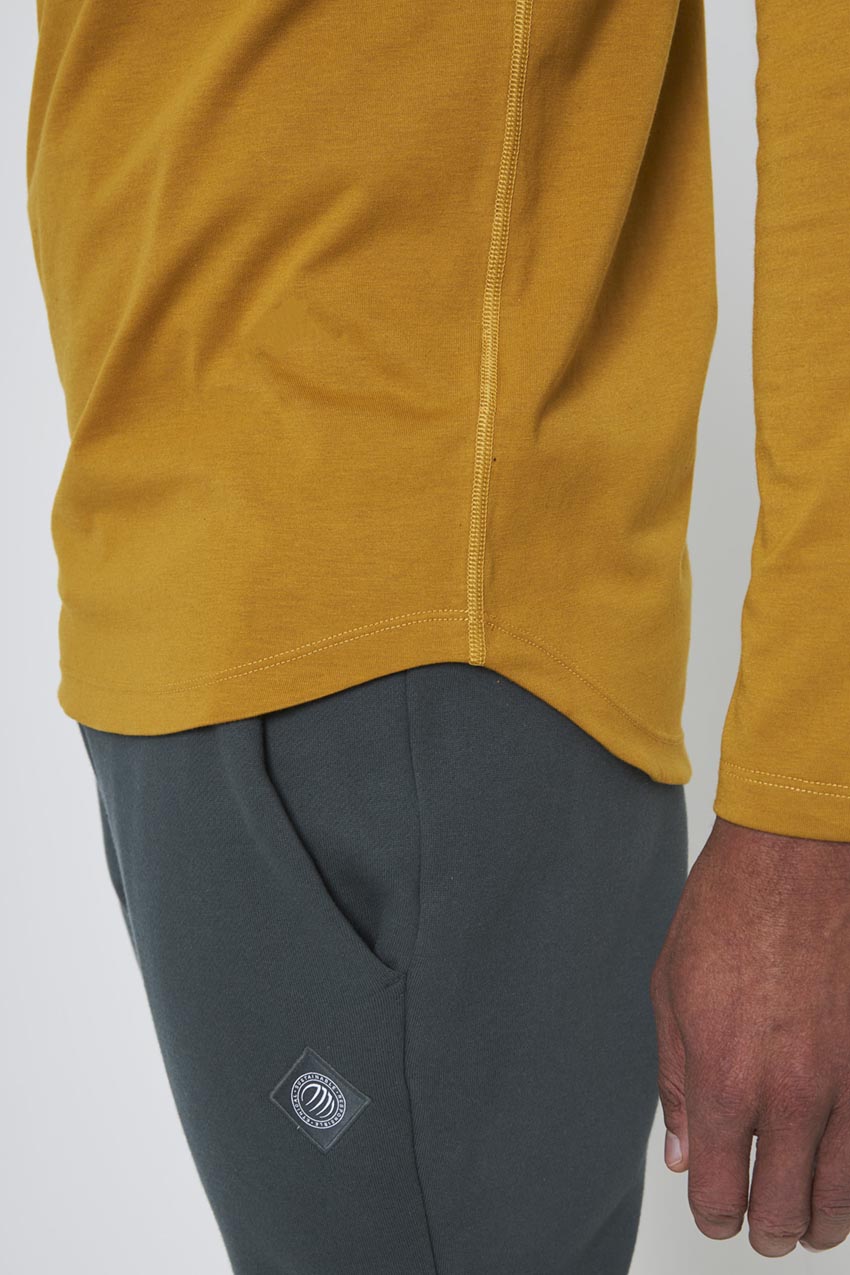 Achieve Long Sleeve with Curved Hem