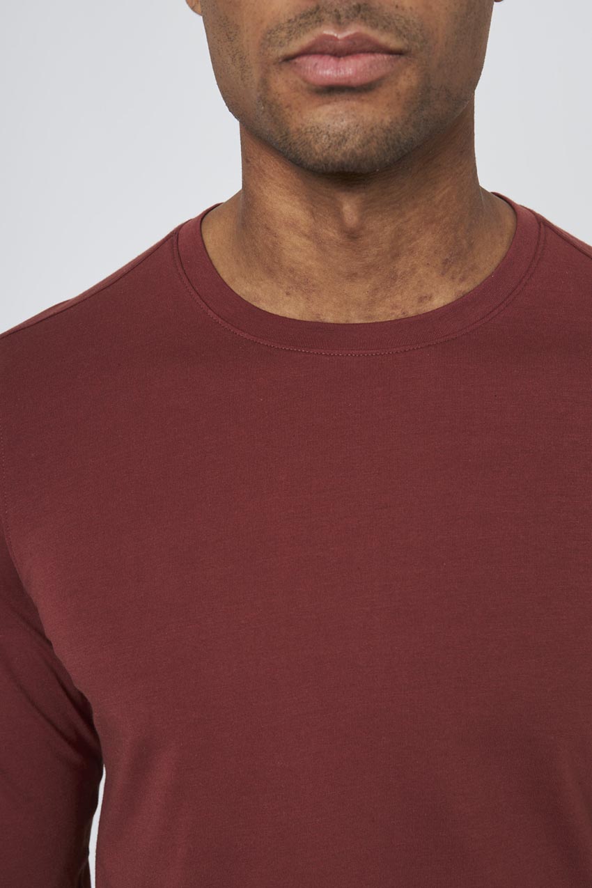 Achieve Long Sleeve with Curved Hem