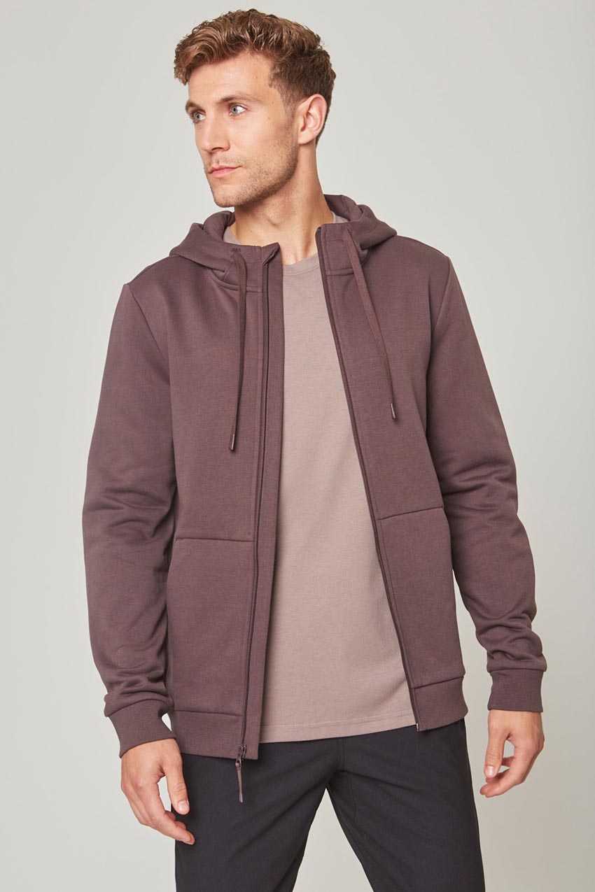 MPG Sport Ease Full Zip Hoodie in Shale