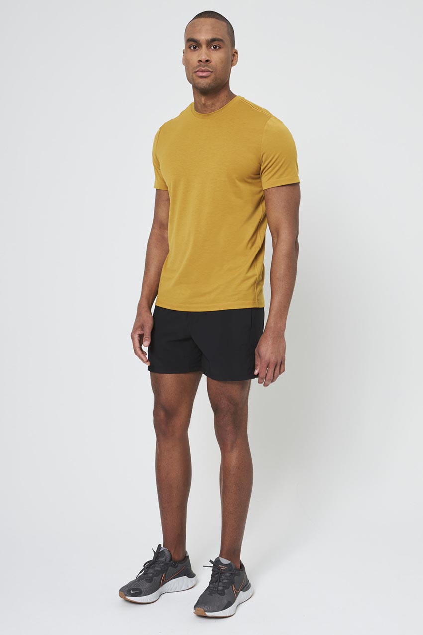 Stride Recycled Polyester Sweat Swim Short with Liner 5"