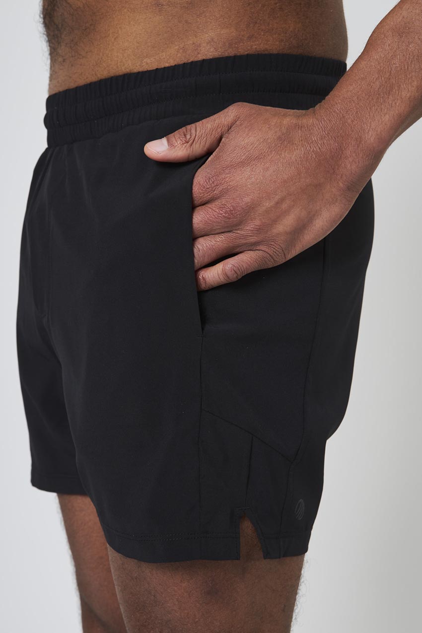 Stride Recycled Polyester Sweat Swim Short with Liner 5"