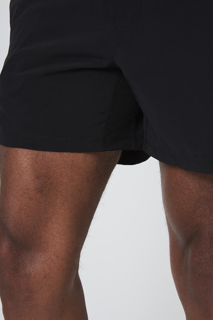 Stride Recycled Polyester Sweat Swim Short with Liner 5"