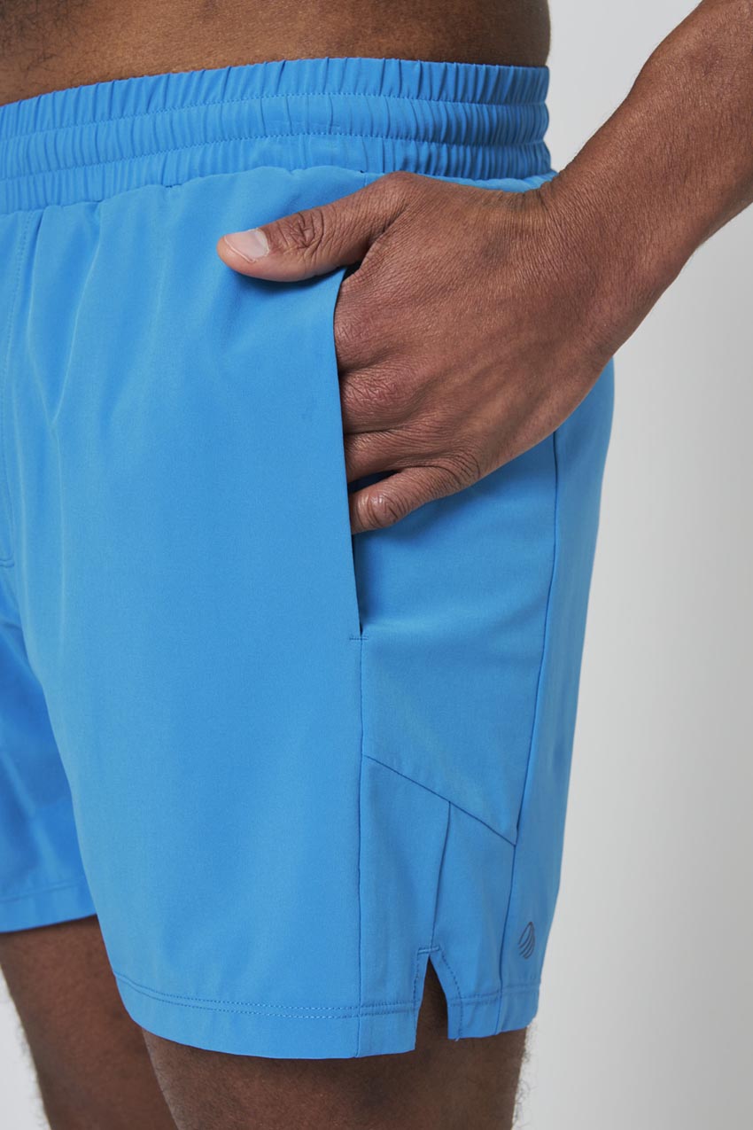 Stride Sweat Swim Short with Liner 5"