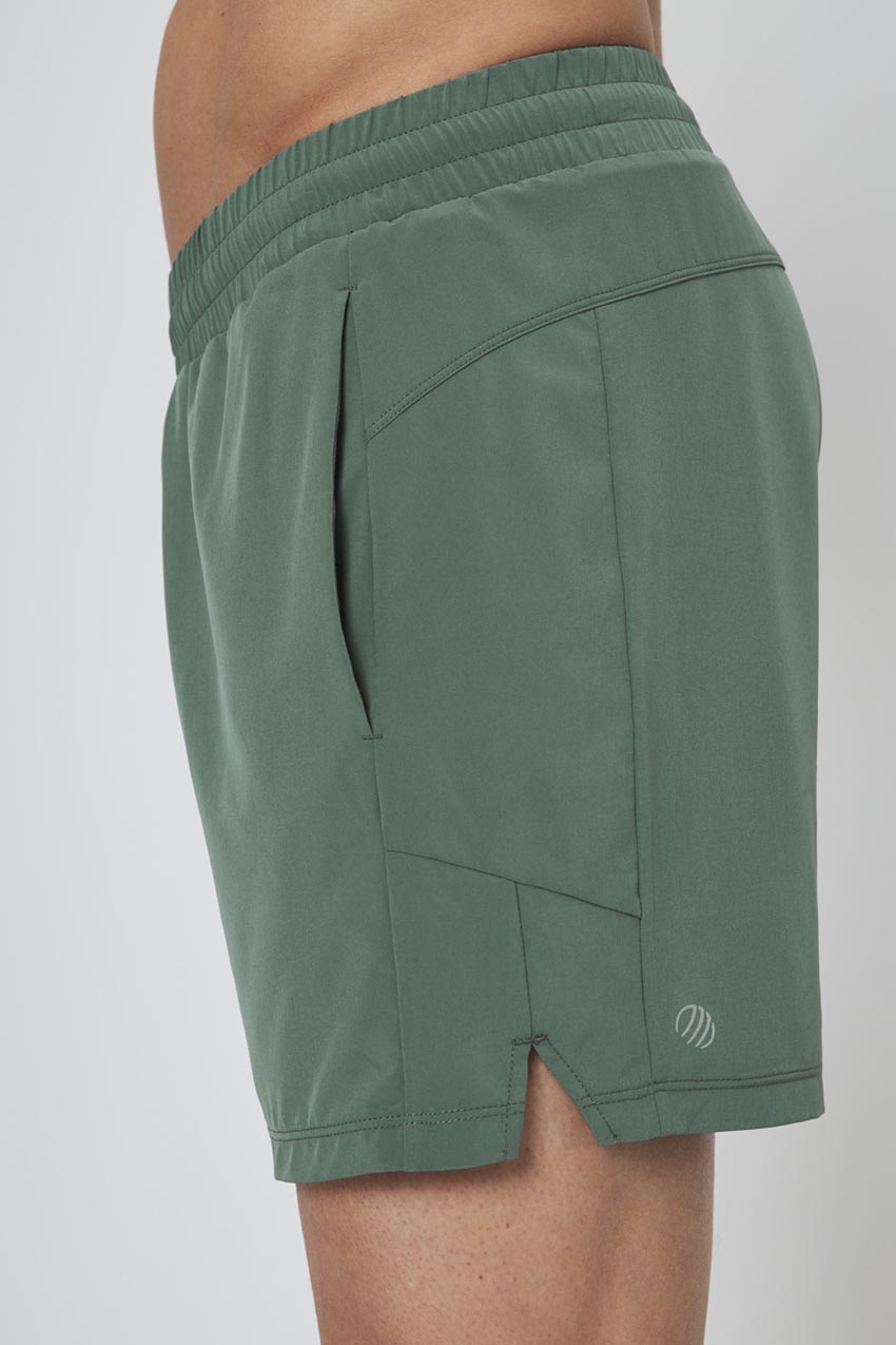 Stride Sweat Swim Short with Liner 5"