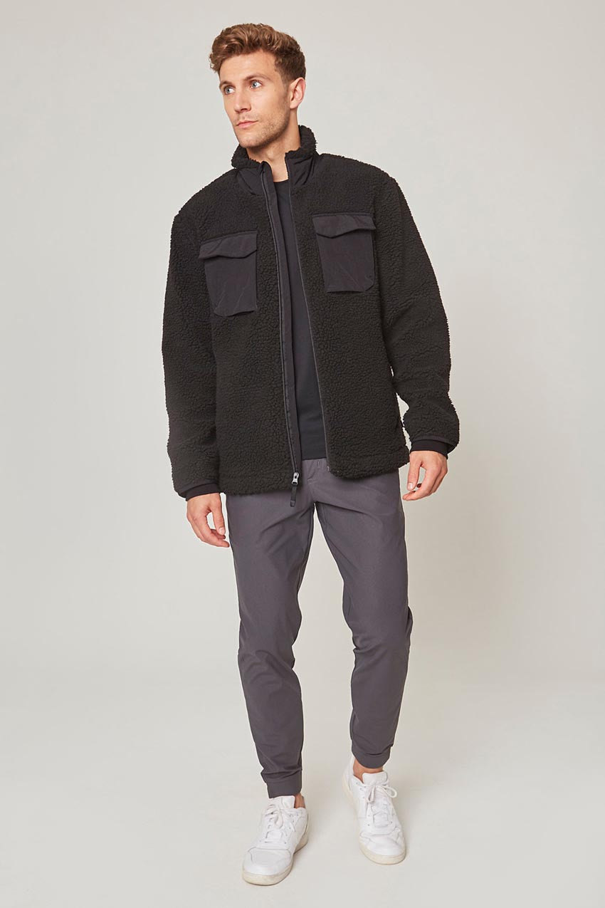 Levitate Mixed Media Berber Jacket