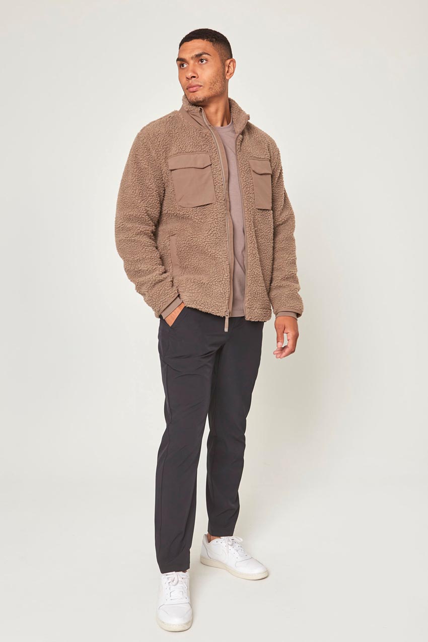 Levitate Mixed Media Berber Jacket