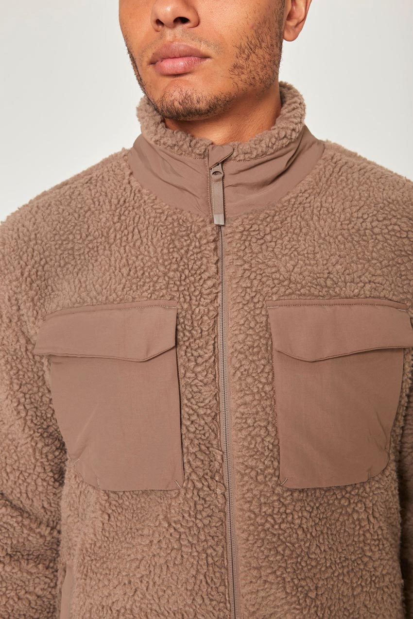 Levitate Mixed Media Berber Jacket