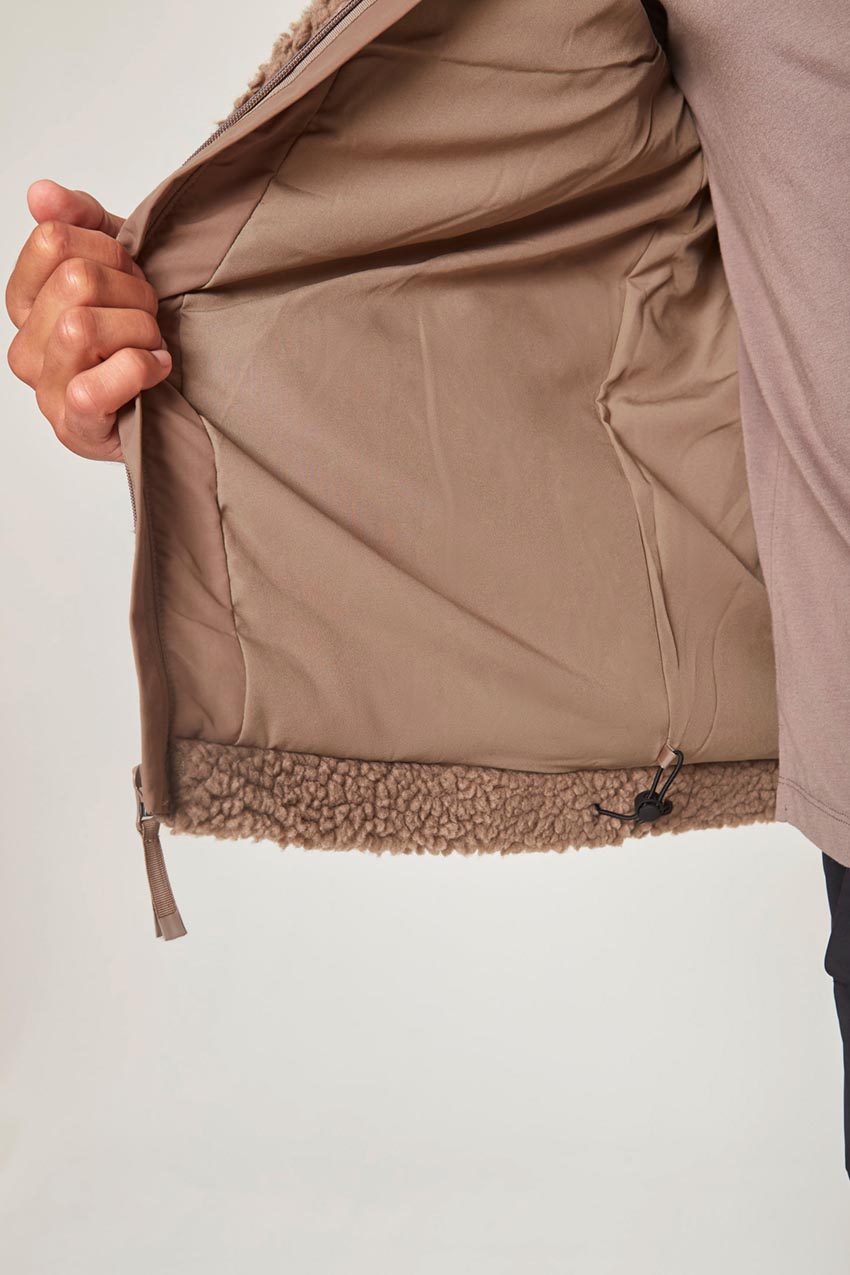 Levitate Mixed Media Berber Jacket