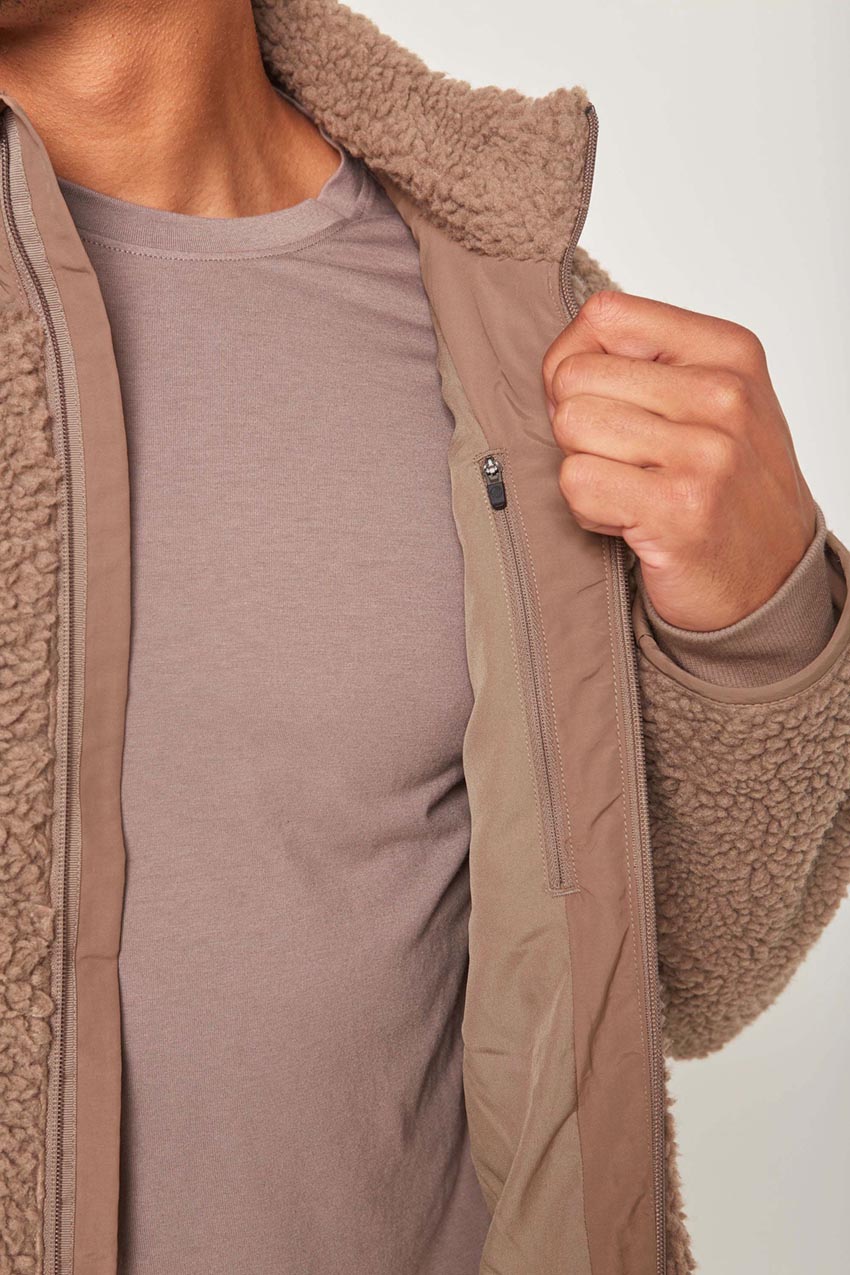 Levitate Mixed Media Berber Jacket