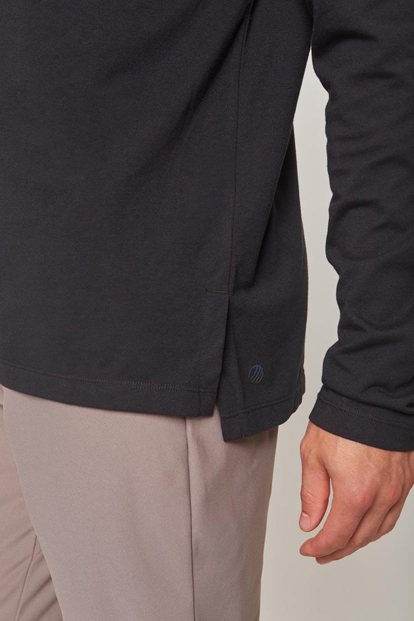 Achieve Long Sleeve Shirt with Side Slit