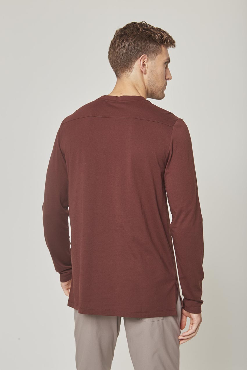 Achieve Long Sleeve Shirt with Side Slit