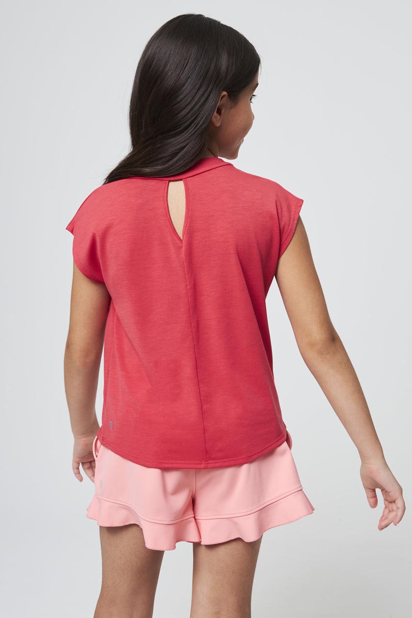 Dynamic Keyhole Relaxed Girls’ T-Shirt