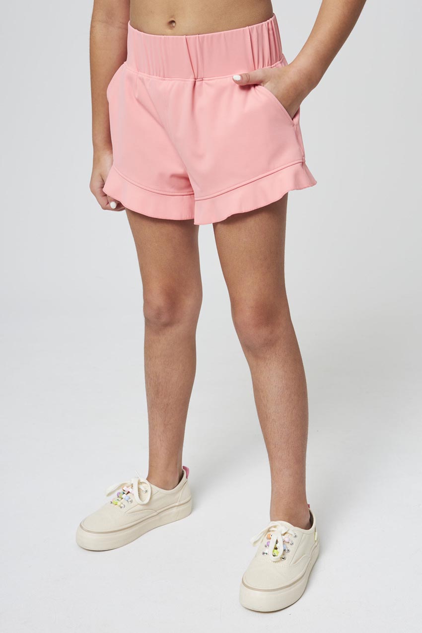 MPG Sport Vital Layering Girls Short in Strawberry