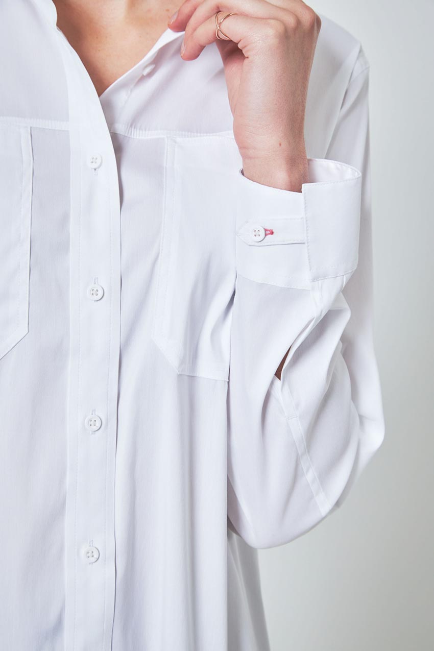 Suitable Oversized Cargo Shirt with Patch Pockets